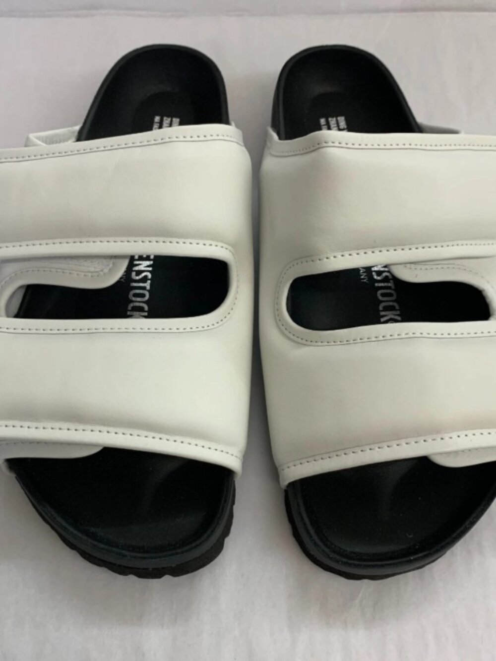Birkenstock Cosy White Natural Leather Exquisite Regular Width Sandals